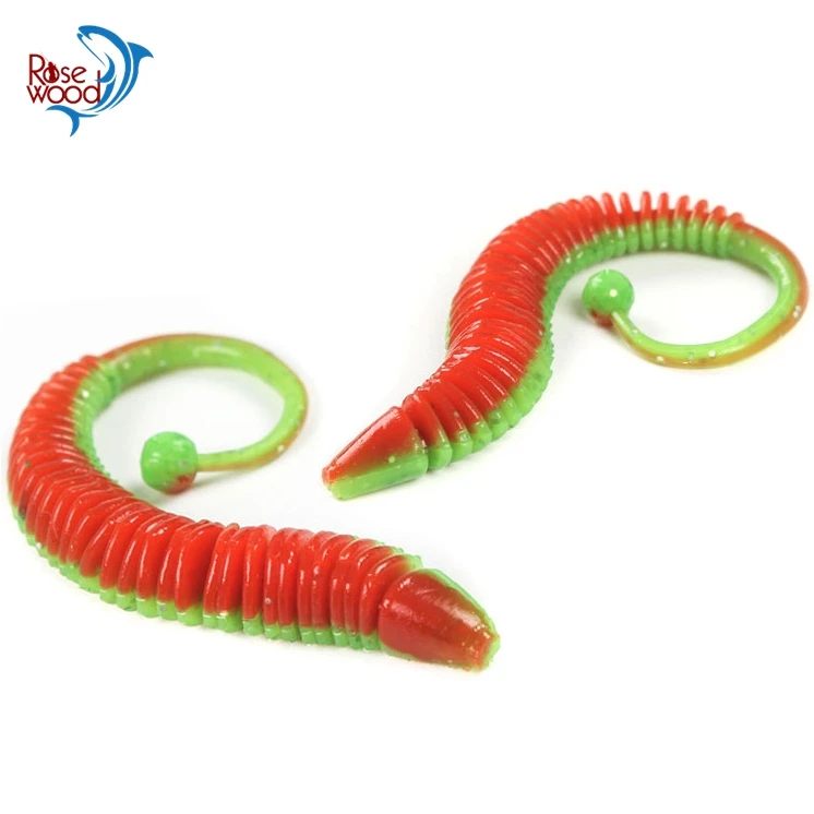Палисандр 10 шт. длинный хвост червь плавающие приманки личинки ультра мягкие