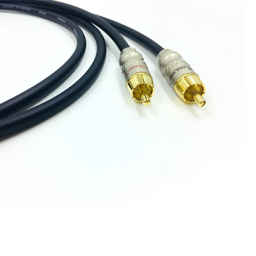 1 пара HI End Φ аудиокабель разъем RCA провод HIFI кабель штырь штырь|Кабели VGA| |
