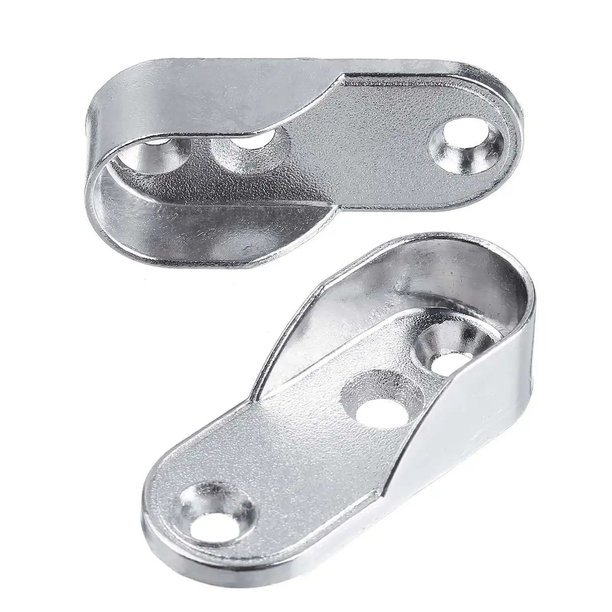 1 пара держатель для гардеробной трубки с 3 отверстиями и 6 винтами из нержавеющей