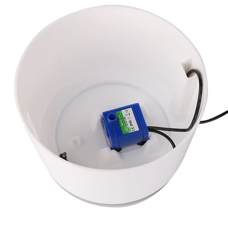 2.5L Новый мини питомец кошка диспенсер для воды насос дома замена чаша питьевой