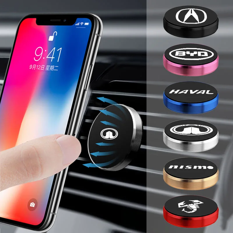 

1pcs Magnetic Car Sign Phone Vent Universal Holder For Alfa Romeo Giulia Stelvio Brera 147 156 159 166 GT Giulietta Mito Tonale