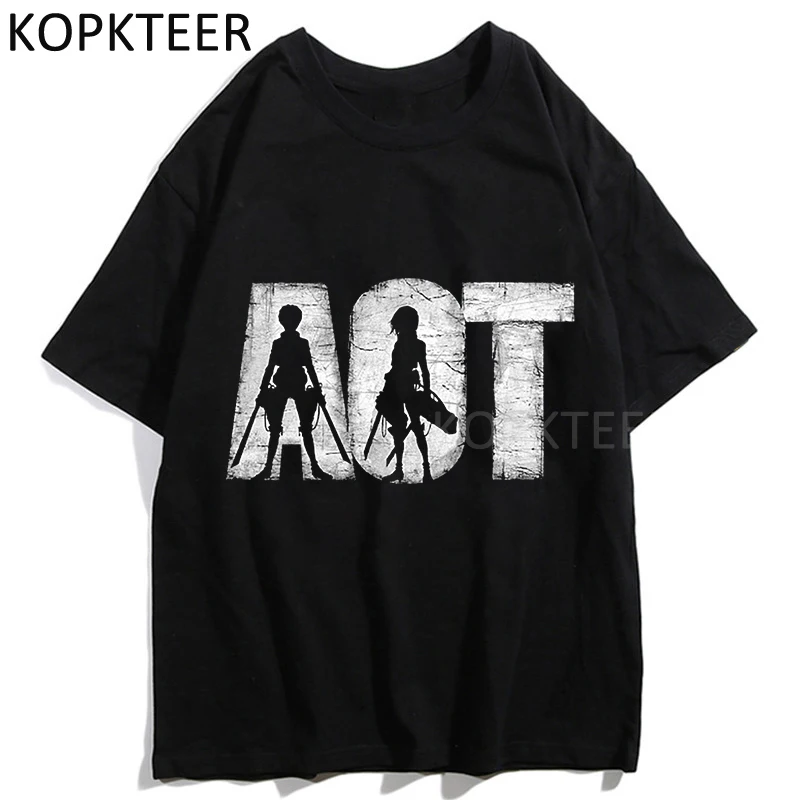

Attack on Titan Anime T-shirts Casual Funny Anime Streetwear Harajuku T-Shirt Men Women Graphic Top Summer Short Sleeve T-shirts