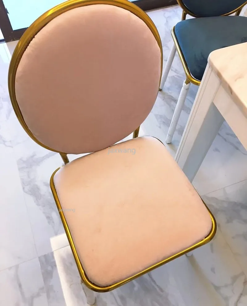 Креативный обеденный стул в скандинавском стиле из кованого железа