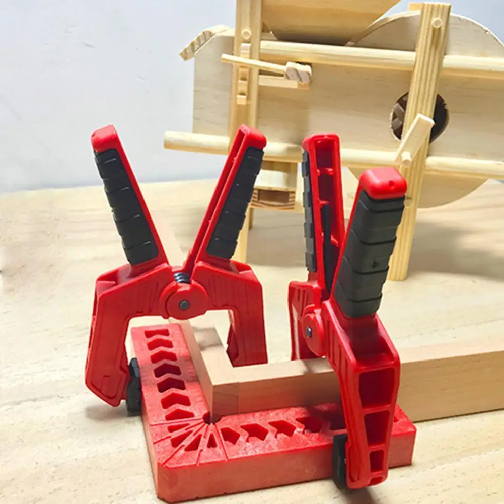

1pc Heavy Duty Woodworking Plastic Spring Clamp Strong Tool Type Wood Carpenter Large A Clamps Clip Spring Nylon C6Q8
