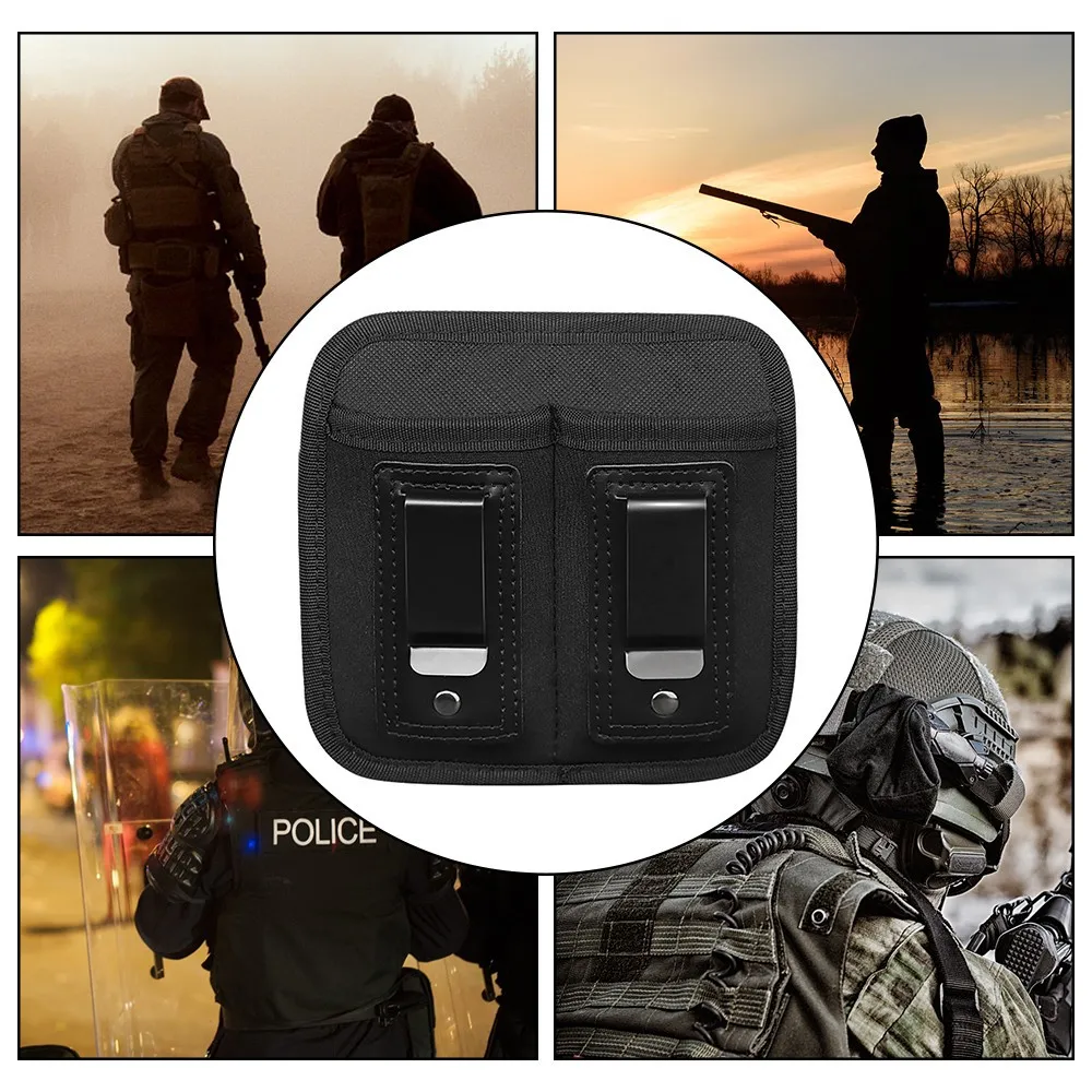 

Universal Double Magazine Pouch for 9mm .40 .45 .380 .357 Caliber Pistol Mag Concealed Carry IWB Mag Holster Mag Pouch