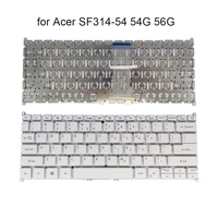 computer english keyboard for acer swift 3 sf314 54 sf314 56g sf314 54g 52l8 80rr us laptop replacement keyboards white parts