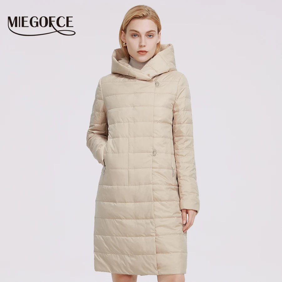 MIEGOFCE 2021 новая весенняя коллекция ветрозащитная женская куртка весеннее пальто