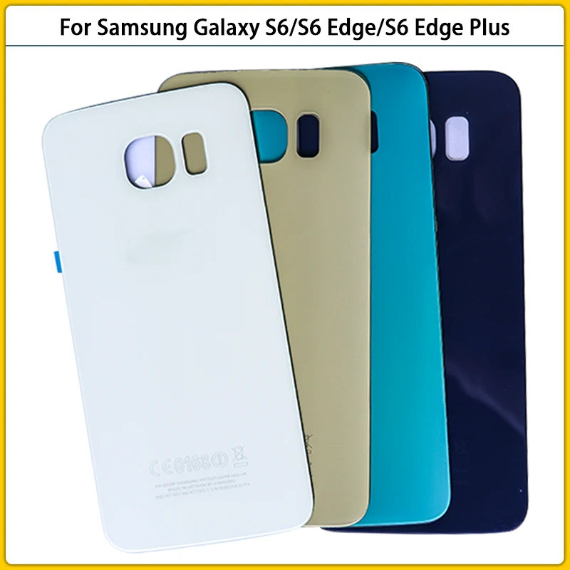 10 шт./лот для Samsung Galaxy S6 / Edge Plus G920 G925 G928 стеклянная панель задняя крышка