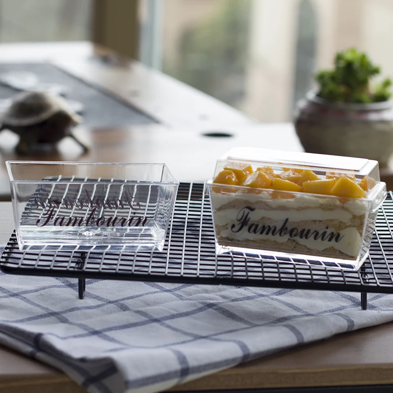 20 шт. пластиковые прозрачные чашки для мороженого и желе | Дом сад