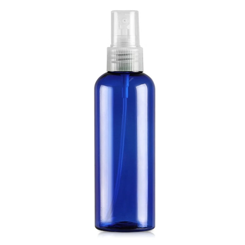 100ml Refillable Spray Bottle Round Shoulder PET Toner Gel Spray Bottle Portable Empty Perfume Sub-Bottle