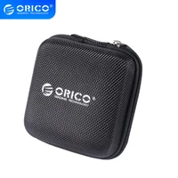 orico headphone case bag portable earphone earbuds mini earphone bag storage case bag for memory card usb cable organizer
