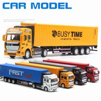 1%ef%bc%9a48 container transport truck model diecast vehicle model pull back body separation door can be opened kids toy gift collection