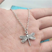 dragonfly charm creative chain necklace women pendants fashion jewelry accessory friend gifts necklace women