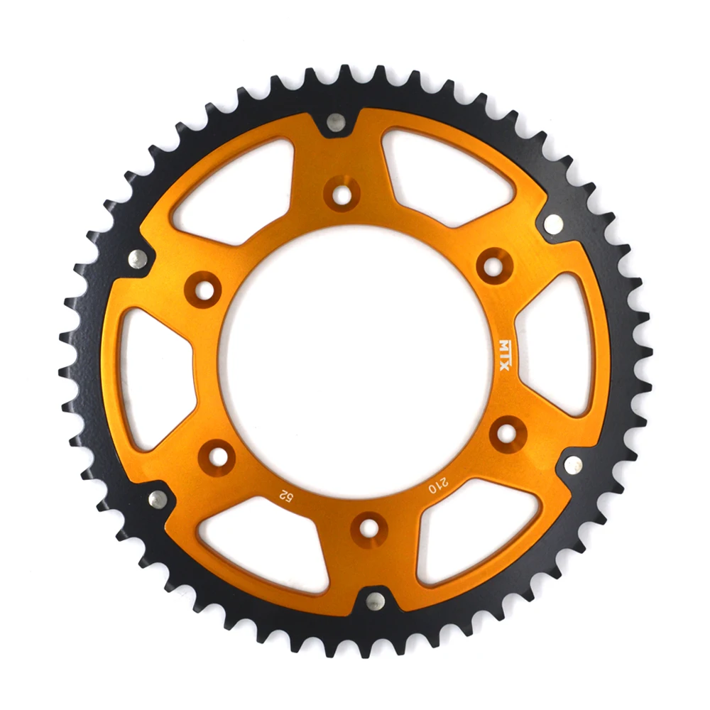 Звездочка MTX Bi-Metal Задняя звездочка 11B-KAE 48t 49t 50t 51t 52 для Betamotor 430 Honda CRF150 CRF250 CR250 CR125