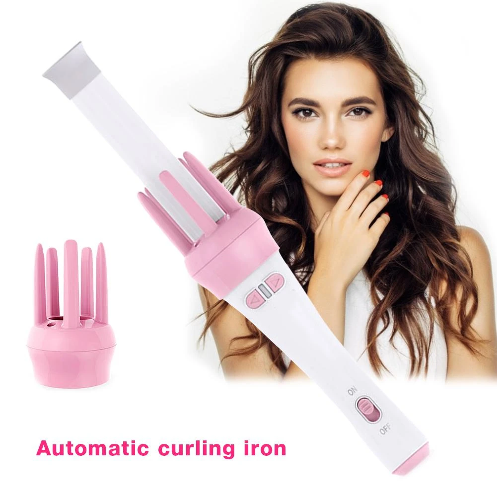 

Auto Rotating Hair Curling Iron Ceramic Hair Curler Roller Magic Curly Tong Waver Wand Corrugation for Hair Styler Air Spin Curl