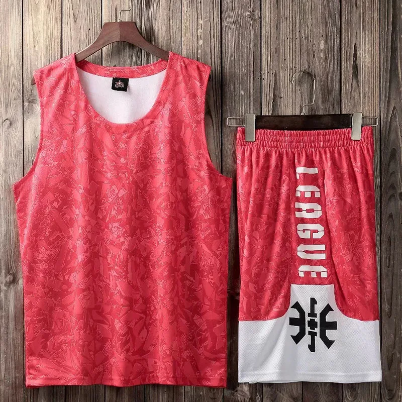 Комплект спортивной одежды для мальчиков и женщин баскетбольная форма рубашка