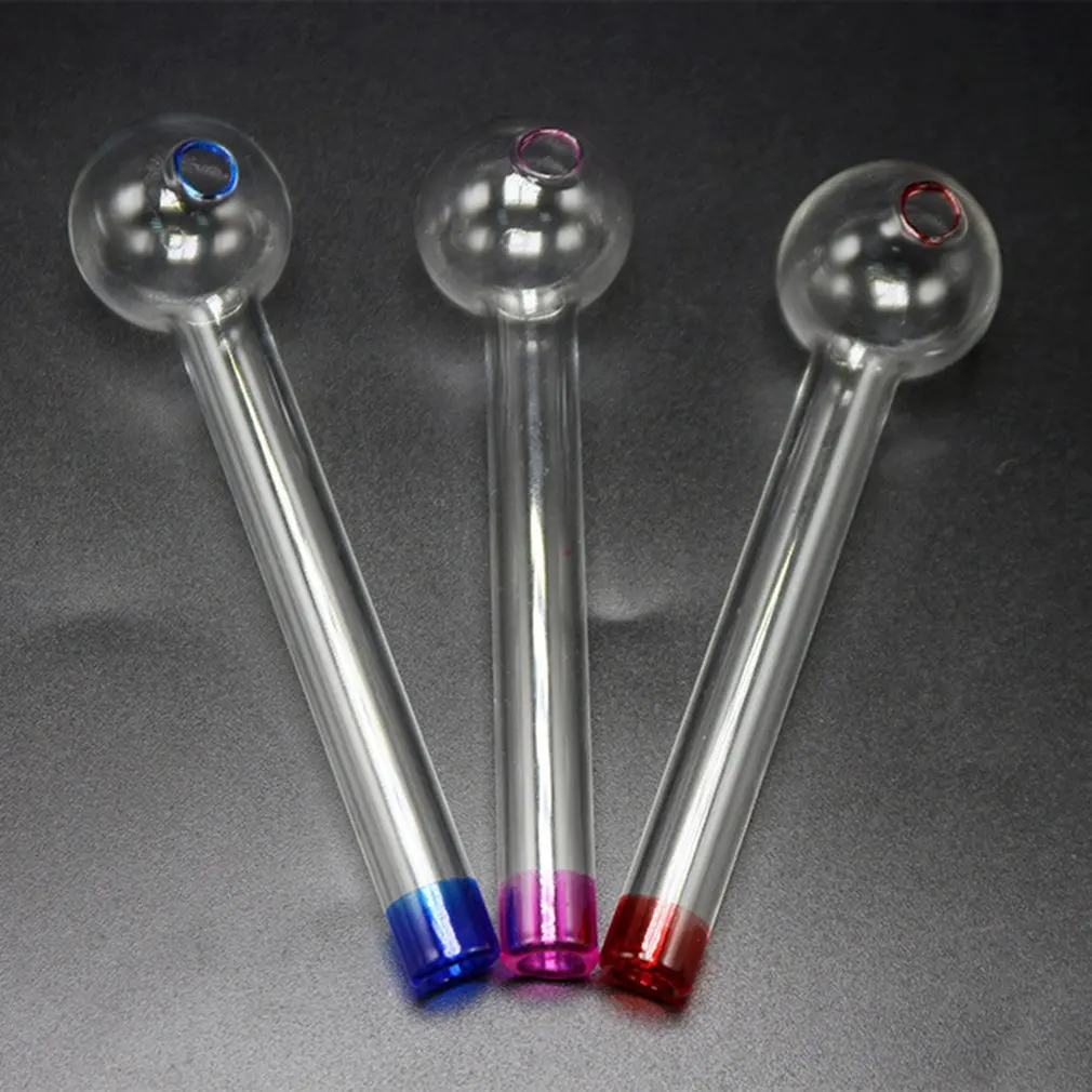 10cm spray color Glass Straw ECO-friendly Household Glass straight Shape Pipet