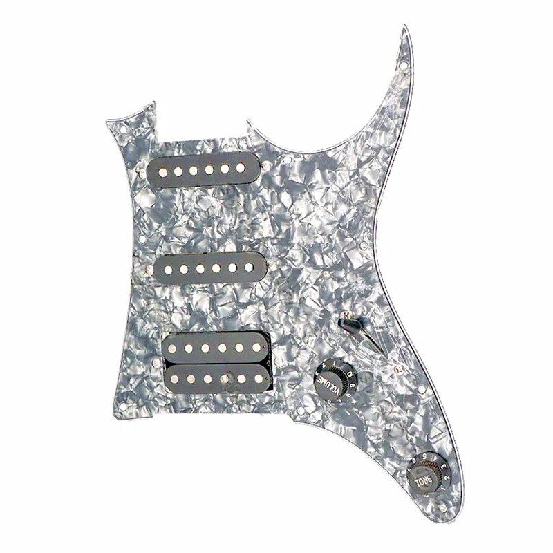 Набор черный жемчуг Электрогитары накладку загружено в сборе 1 Объем тон 5 способ