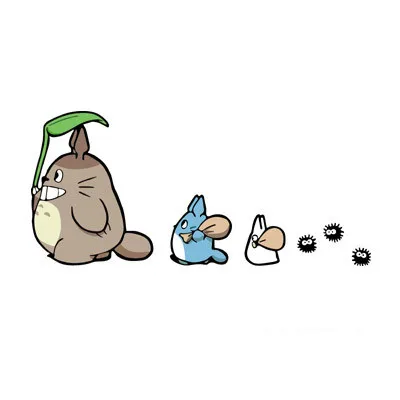 

Hot Hot Reflective Car Sticker Cartoon Totoro Oak Seeds Decals Motorcycle Cat Decorative 12*6cm Vinyl