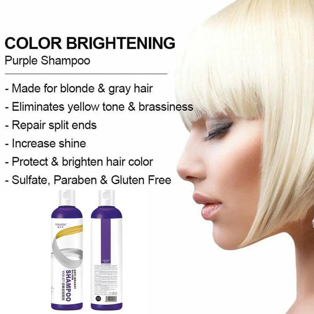 

Professional Revitalize Effective Purple Shampoo For Blonde Blonde Hair Shampoo Highlighted Remove Yellow Bleached Z1W3