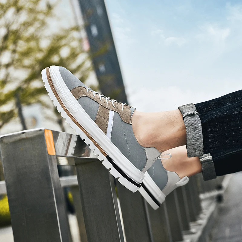 Туфли мужские из натуральной кожи дышащие удобные повседневные оксфорды на