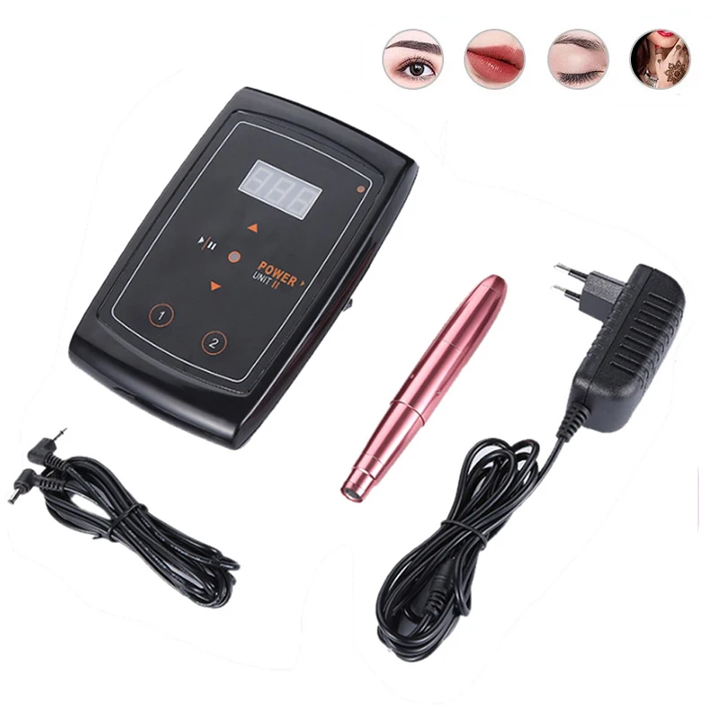 Машинка для перманентного макияжа швейцарский двигатель источник питания