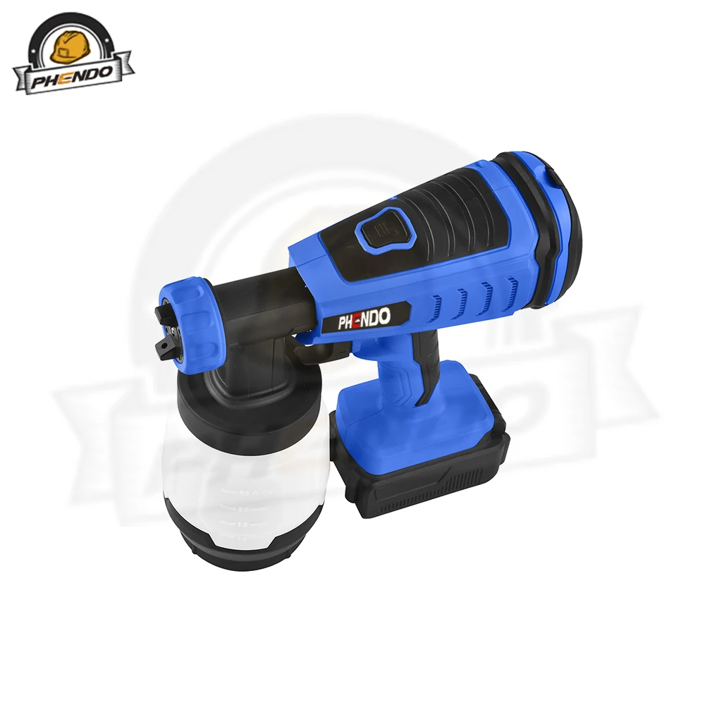 Электрический портативный пистолет распылитель PHENDO 18 В постоянного тока 800 мл HVLP