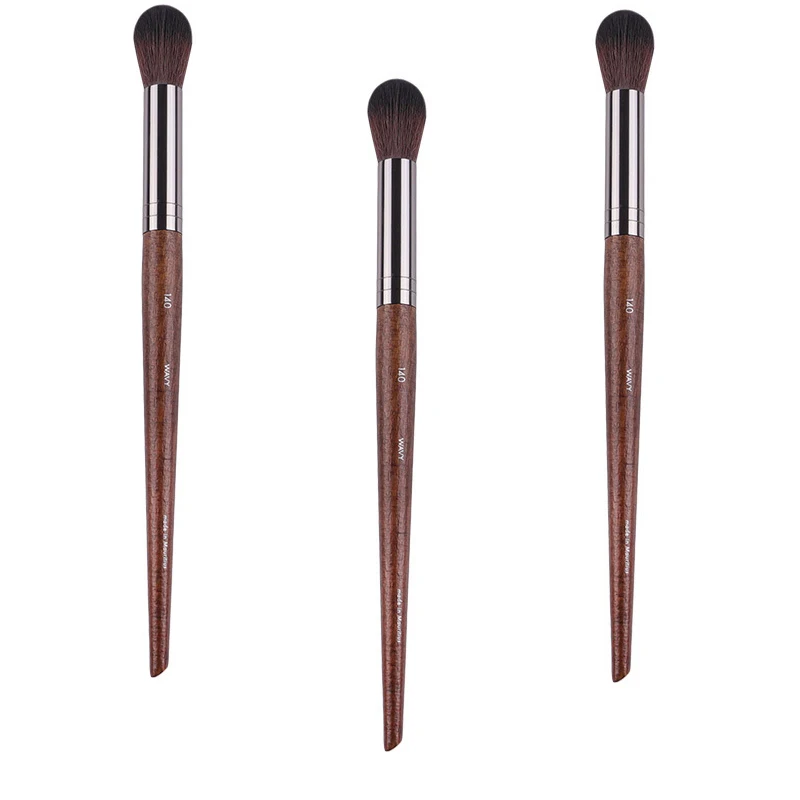 Ретро Овальный хайлайтер #140 волнистый нос с деревянной ручкой светящаяся кисть