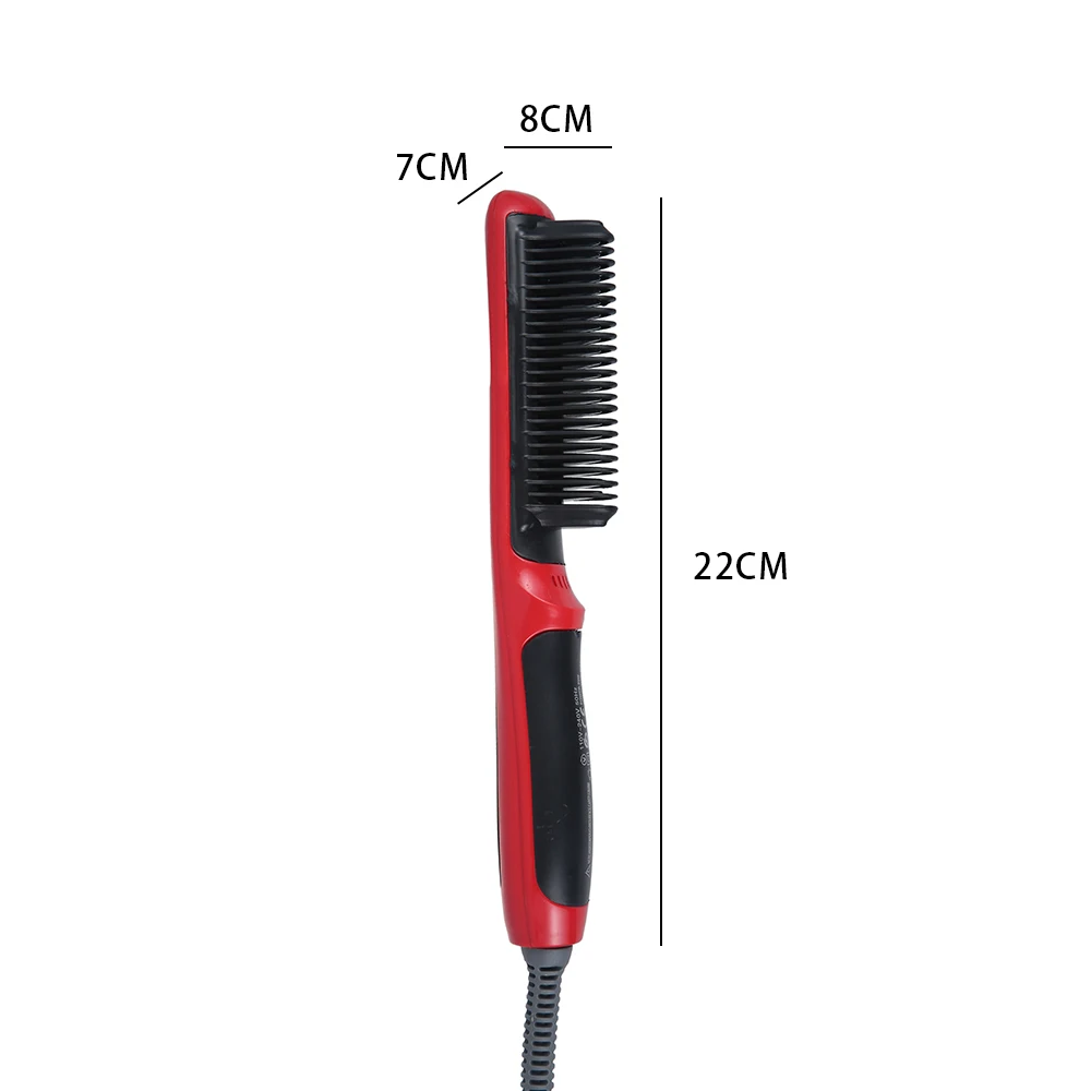 

Multifunctional Men Beard Straightener Comb Anti-Scald Hair Straightening Brush Comb Fast Heating Hair Straightener DropShipping