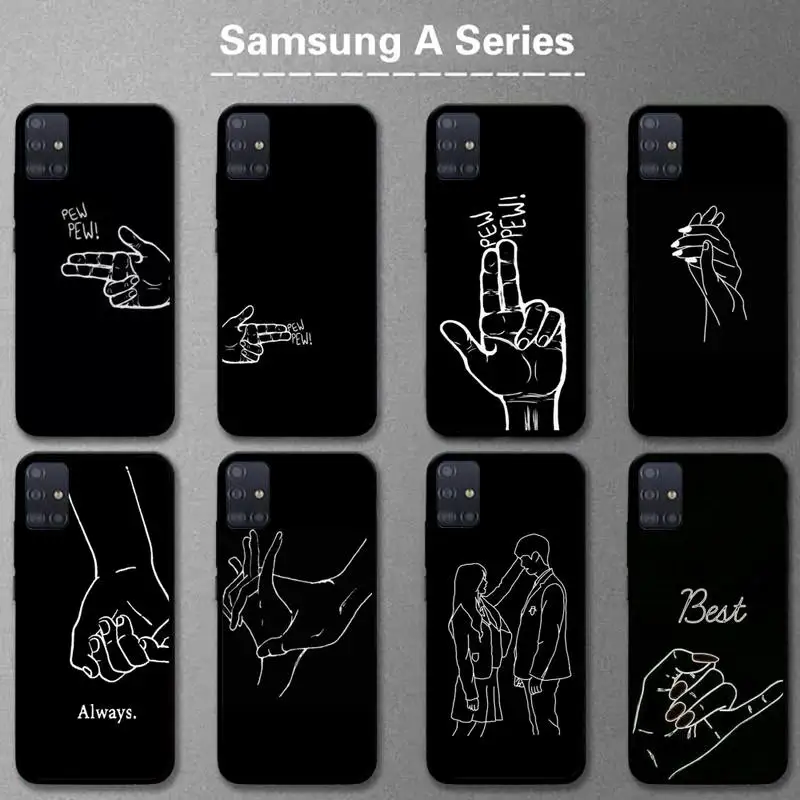 

Чехол Bff для телефона с надписью Best Friends Forever Couples для Samsung A20s A30S A31 A40 A50S A51 A70 A71 A80 5G A32 A02 Fundas Coque