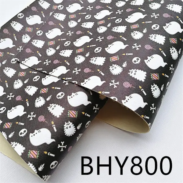 BHY800 20*33 см, наряды для Хэллоуина, A4 с рисунками героев мультфильма Синтетическая кожаная ткань для DIY аксессуары BHY788 - Цвет: BHY800
