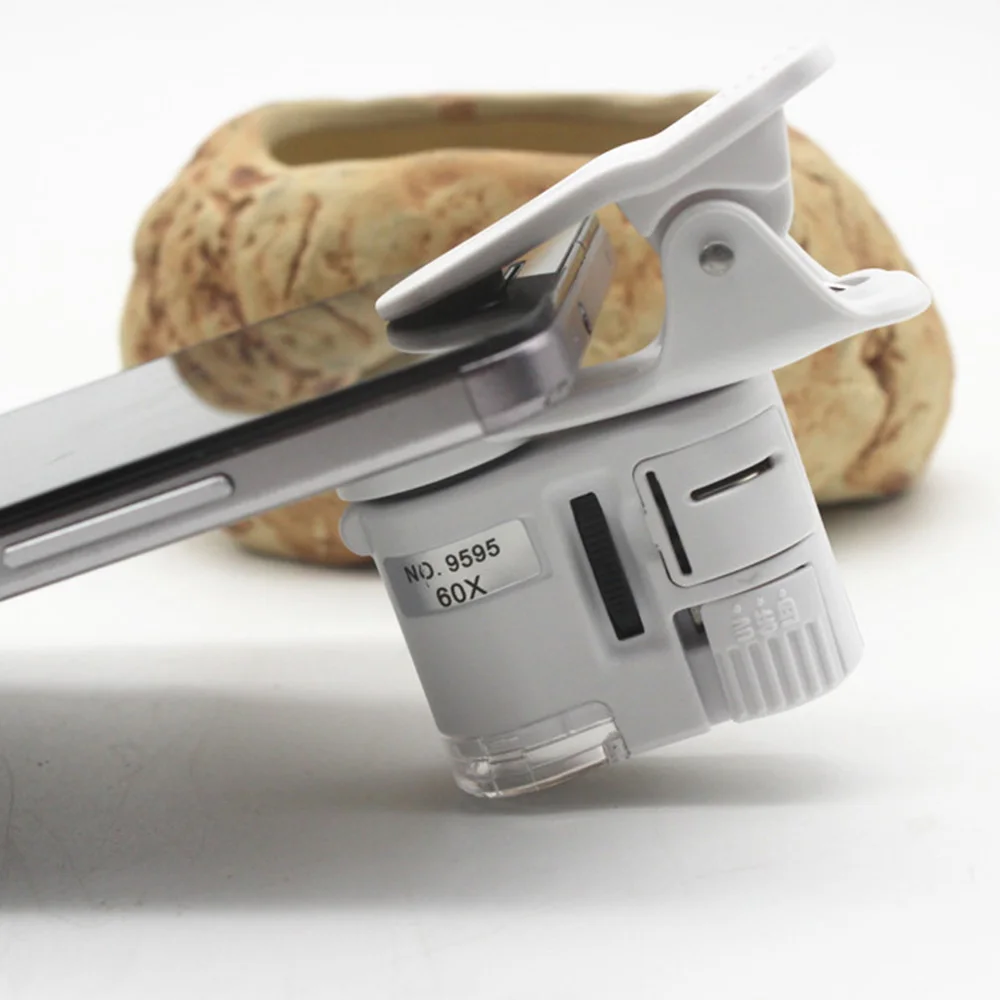 Универсальный 60X мобильный телефон Макрос микроскопа объектив зум Микро камера