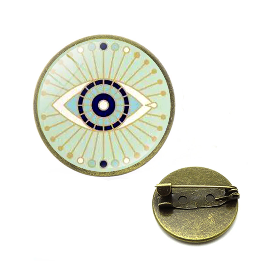 Синие злые броши-глаза El протектор Ojo Turco синий сглаза мощные защитные нагрудные