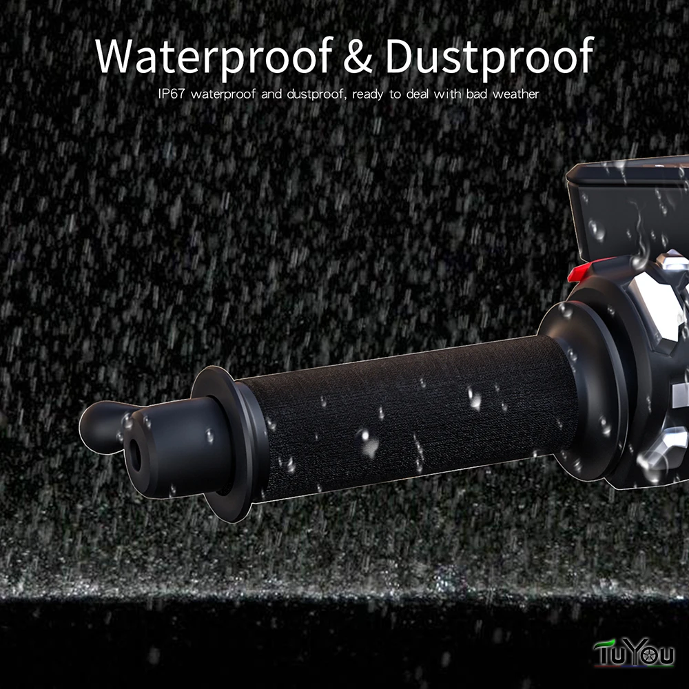 

Motorcycle universal 12V dustproof and waterproof 2020 smart temperature control three gear electric heating handle cover