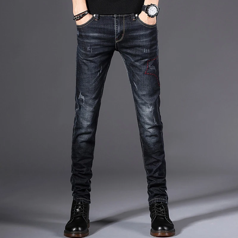 Новинка 2020 высококачественные повседневные женские эластичные тонкие джинсы