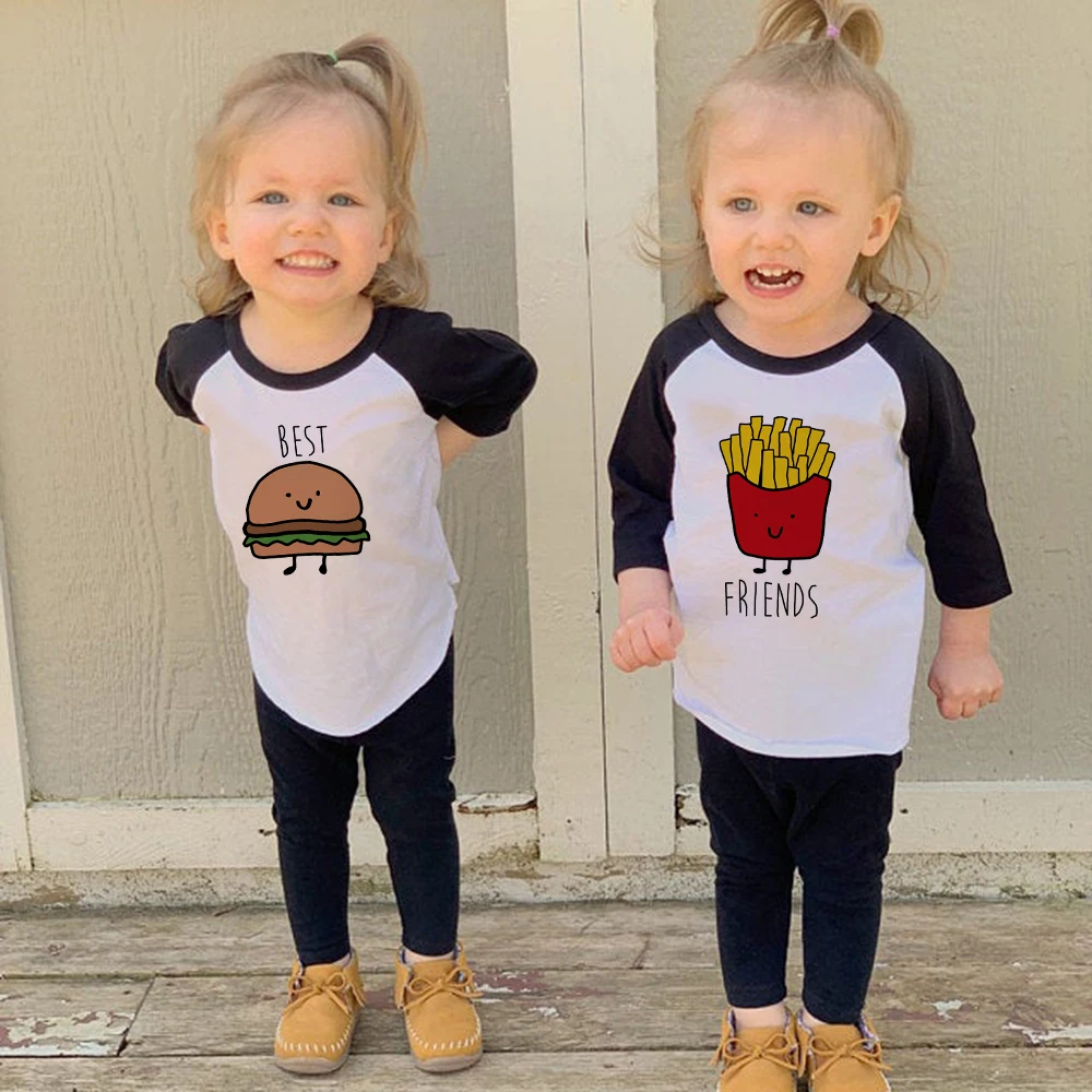 Гамбург чипы &quotЛучшие друзья&quot BBF в стиле &quotунисекс&quot для мальчиков и девочек с