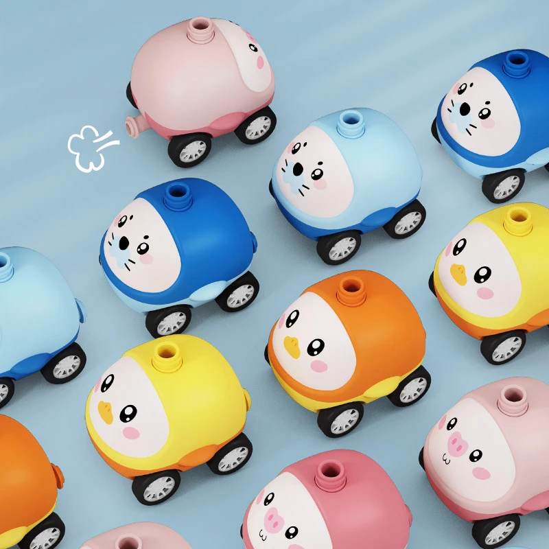 

Puzzle Fun Education Inertia Air Power Balloon Car Hot Toy Educational Science Power Balloon Car Education Experiment Launch Tow