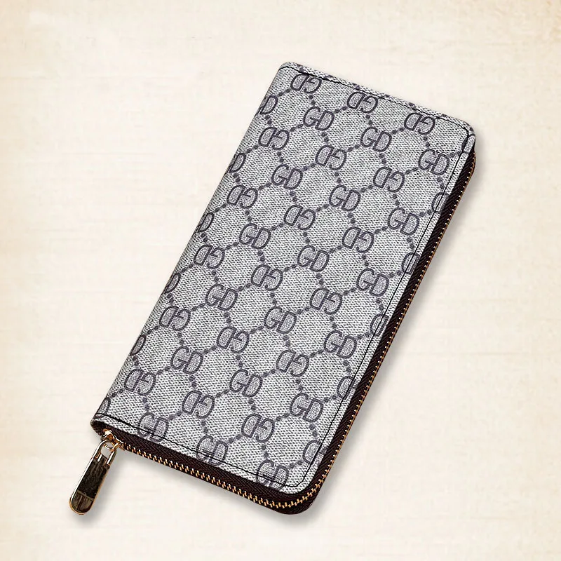 Женский кошелек GD модный ретро на молнии Европейский и американский большой