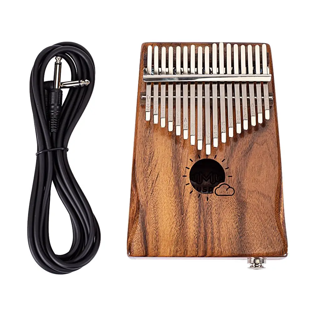Muspor 17 клавиш EQ Kalimba большой палец фортепиано звеньевая Колонка Электрический