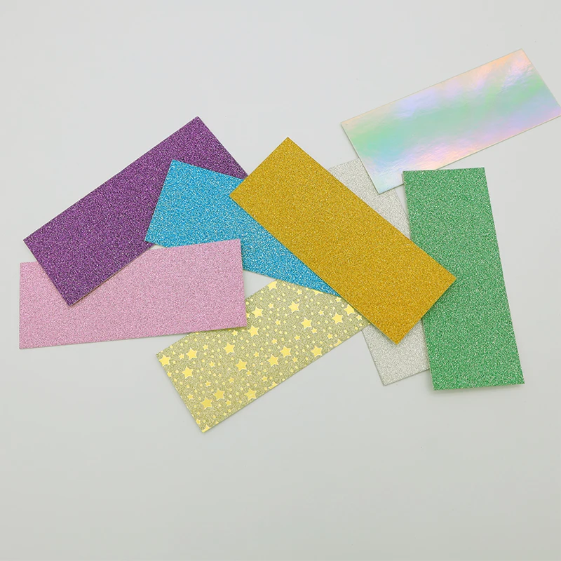 Eyelash Glitter Background Paper for Lashes Packaging Box Rectangle Private Label | Красота и здоровье