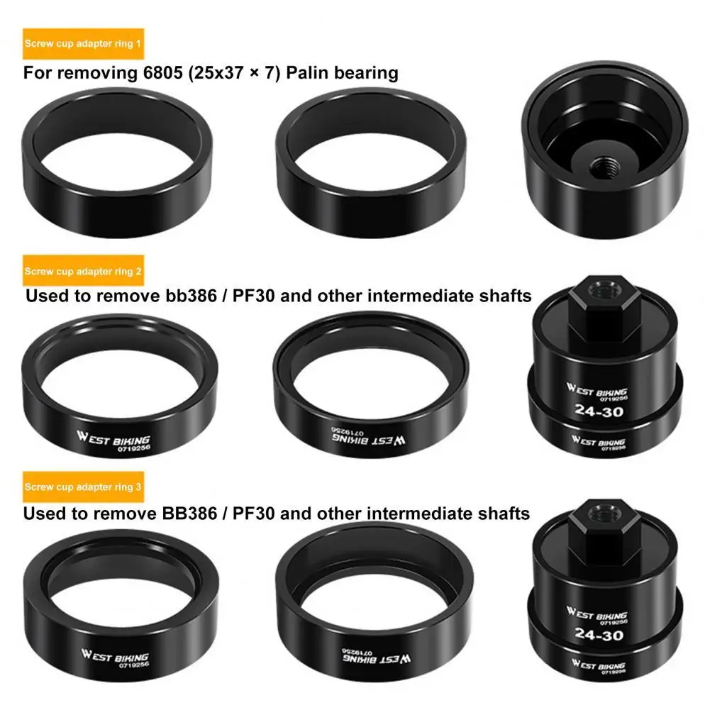 

Bottom Bracket Installation Tool Detachable Joint Bottom Bracket Disassemble Tool Compact Tight Thread Pitch Excellent
