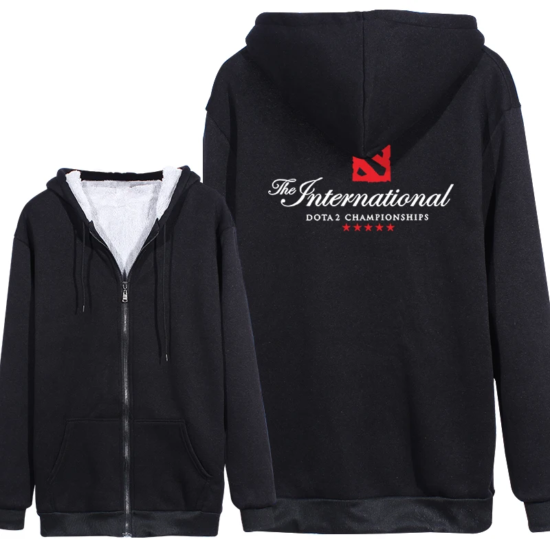 Новинка пуловер зимняя теплая толстовка с капюшоном WOW пальто Game Dota 2 куртка
