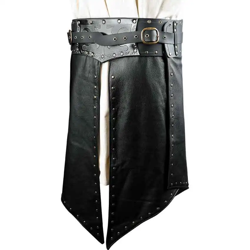 

Medieval Gothic Shield Maiden Battle Skirt Dark Assassin Belt Tasset Women Men Steampunk Vampire Cosplay Costume For Berserker