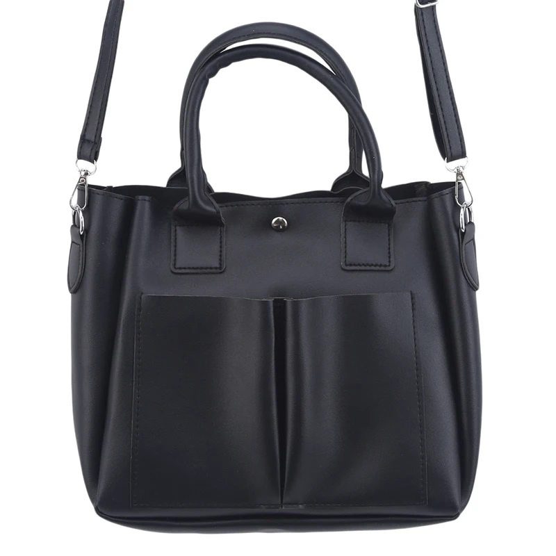 

2020 New Pu Leather Laptop Bag Simple Handbags Designer Women Shoulder Bag Casual Big Tote Vintage Ladies Crossbody Bags