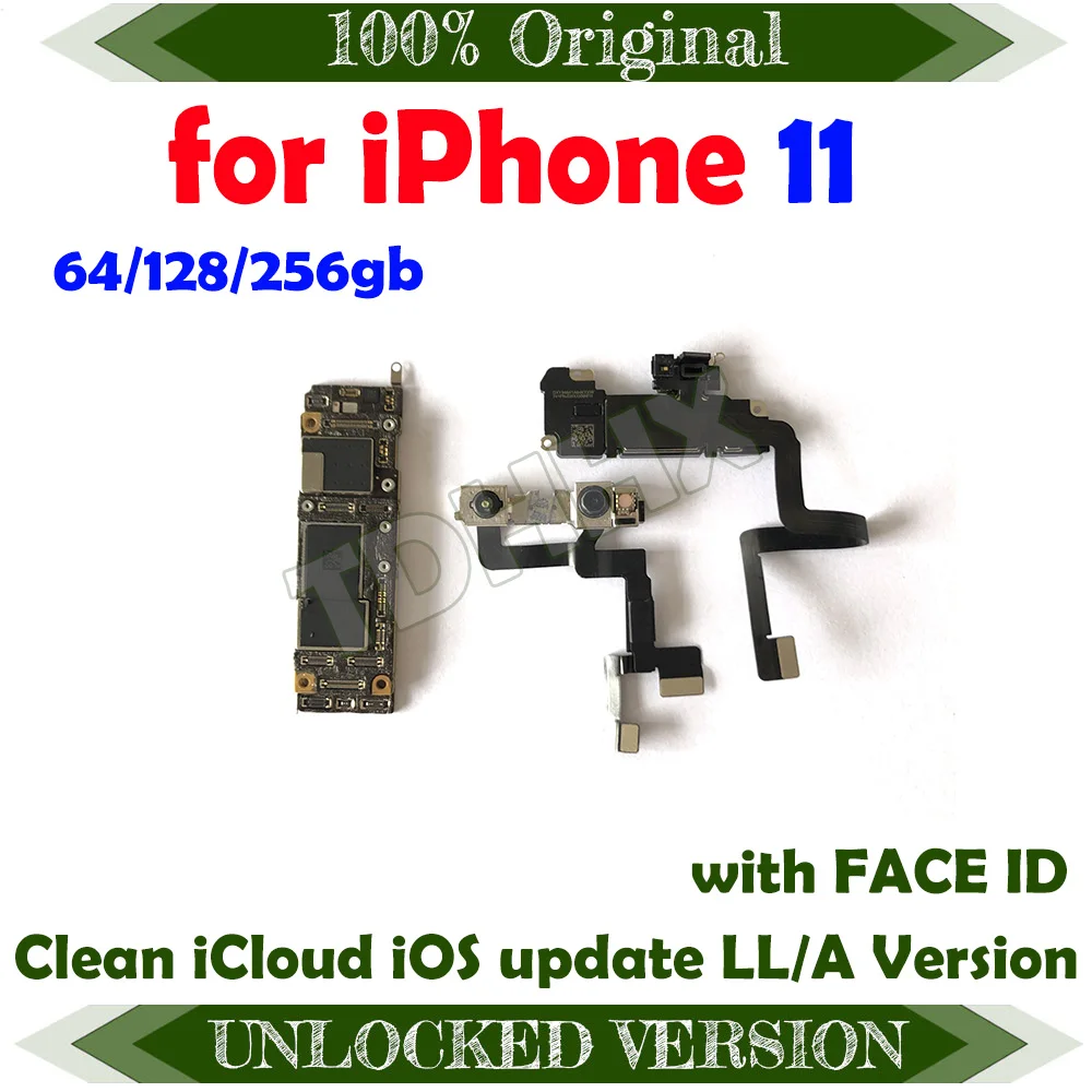 Материнская плата TDHHX для iPhone 11 6 1 дюйма 64/128/256 ГБ чистая iCloud LTE4G100 %