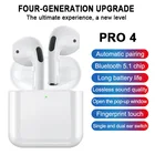 TWS Pro 4 Bluetooth 5,0 наушники HD беспроводные наушники HiFi Музыка беспроводные наушники Pro3 спортивная Гарнитура для всех смартфонов