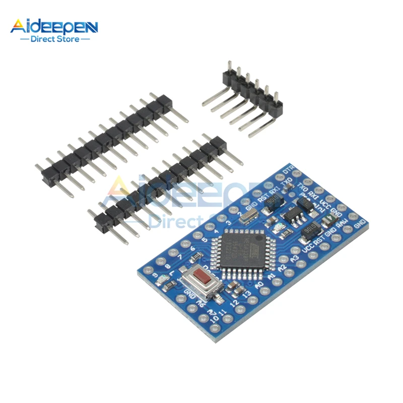 Pro Mini Atmega328 Atmega328P 3 В 8 МГц 5 в 16 с внешним резонатором для Arduino Nano Micro Controller Замена