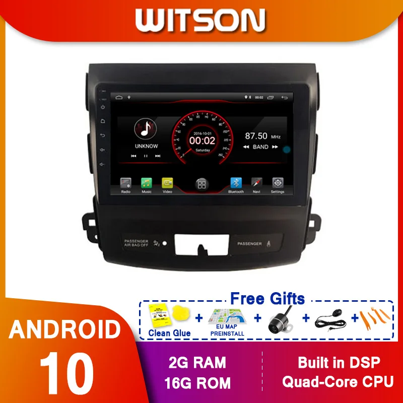WITSON 9 &quotFULL HD сенсорный экран Android 10 0 Восьмиядерный Автомобильный GPS