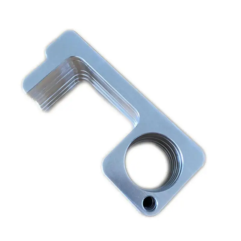 Латунный дверной нож гигиенический Ручной бесконтактный стилус брелок