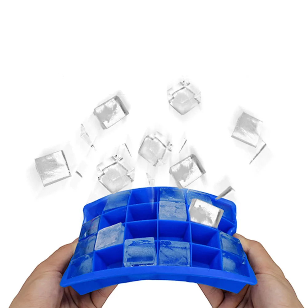 24 Сетки куб лоток силиконовый холодильник прочный дом кухонные инструменты